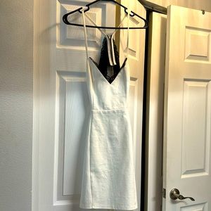 Lulu cutout black and white dress! Perfect for bachelorette or night out!